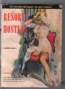 Uni-Book #34 1952-Resort Hostess-Semple-stockings & headlight cover-G-
