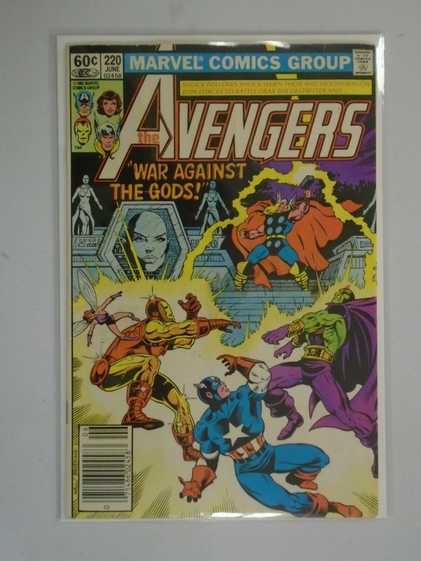 Avengers #220 Newsstand edition 4.0 VG (1982 1st Series)