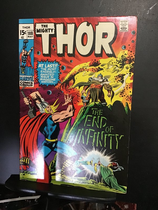 Thor #188 (1971) Odin Thor Loki Hela key high-grade beauty! NM- Wytheville CERT!