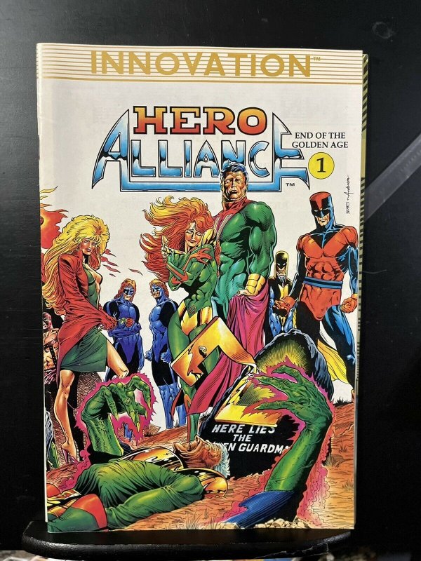 Hero Alliance: End of the Golden Age 1 - 3 1989 Innovation Comic