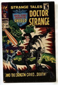 Strange Tales #163--1967--STERANKO--Nick Fury--Dr Strange--comic book