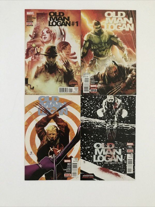 Old Man Logan #1-3 & 5-8 Lot Of 7