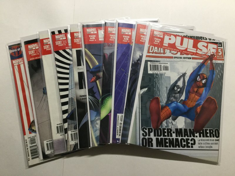 The Pulse 1-14 1 2 3 4 5 6 7 8 9 10 11 12 13 14 Lot Run Very Fine Vf 8.0 Marvel