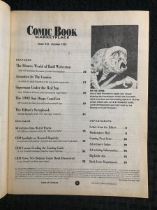 1992 COMIC BOOK MARKETPLACE Magazine #18 FN 6.0 Basil Wolverton / Superman