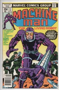 MACHINE MAN #1, NM, Jack Kirby, Living Robot, 1978, more in store