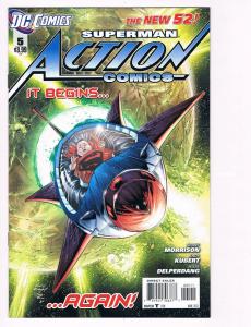 Action Comics # 5 DC Comic Books Hi-Res Scans The New 52 Great Issue WOW!!!! S12