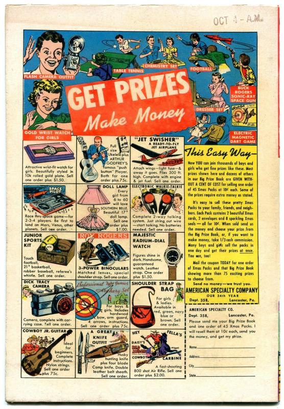 Tim Holt #32 1952- Ghost Rider- Red Mask- Golden Age Western FN-