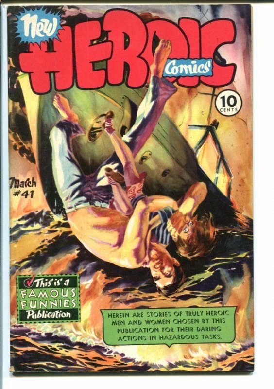 HEROIC COMICS #41 1946-INGLES AND TOTH-BESS MEYERSON  FN/VF