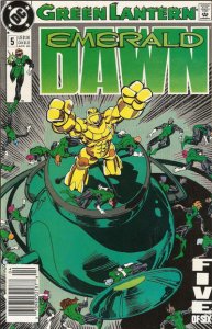 Green Lantern: Emerald Dawn #5 (Newsstand) VF ; DC