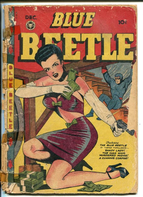 BLUE BEETLE #51 1947-FOX-JACK KAMEN-MATT BAKER-GOOD GIRL ART-SPICY-BONDAGE-pr