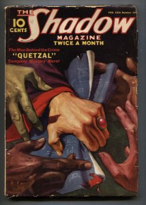 SHADOW--2/15/1937---STREET AND SMITH--PULP MAGAZINE--RARE