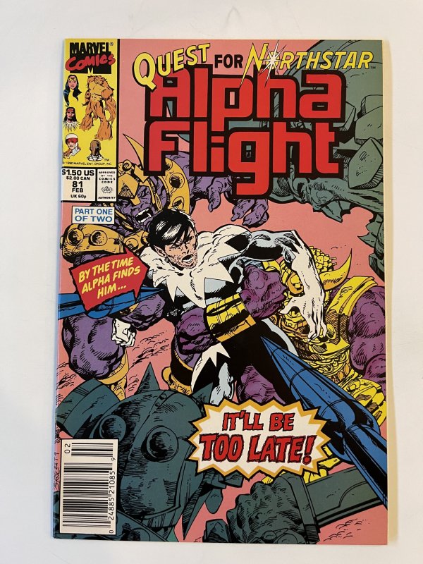 Alpha Flight #81  - NM+  (1990)
