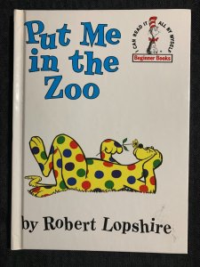 1988 PUT ME IN THE ZOO by Robert Lopshire HC FN+ 6.5 Beginner / Random House