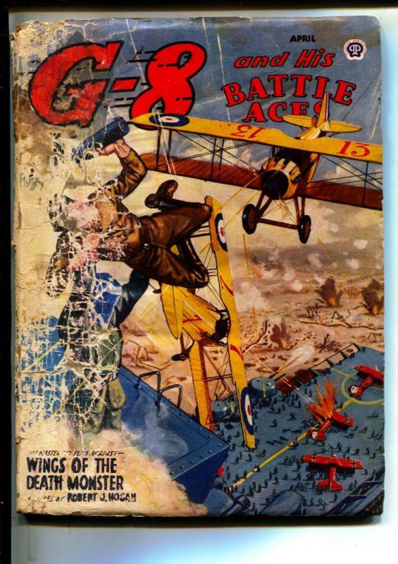 G-8 And His Battle Aces-Pulps-4/1944-Robert J. Hogan