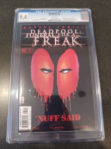 DEADPOOL #61 CGC 9.4 BULLSEYE,CABLE & DEATH APPEARANCE. SILENT ISSUE