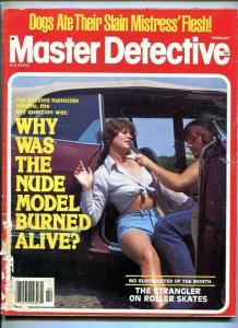 MASTER DETECTIVE-02/1980-FLESH-BURNED ALIVE-STRANGLER-NYMPHO-TARGET PRA VG/FN