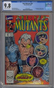 The New Mutants #87 (1990) CGC Graded 9.8 1st appearance of Cable!