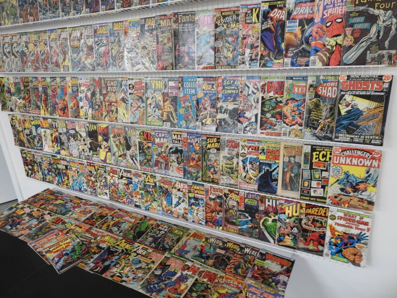 Huge Lot 150+ Silver/Bronze Comics W/ Daredevil, Fantastic Four, +More! See desc