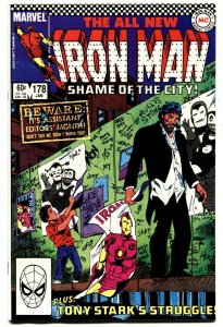 IRON MAN #178-Tony Stark's Struggle-HIGH GRADE MARVEL-NM-