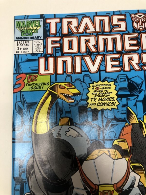 Transformers Universe (1987) Variant # 3 • Marvel Comics • Tv ,Movies And Comics