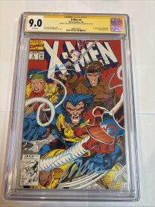 X-Men (1992) # 4 (CGC 9.0) Signed By Jim Lee * Chris Claremont * Scott Williams