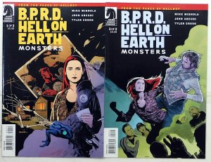 B.P.R.D.: Hell on Earth - Monsters Lot 2 #1, 2 2011 Dark Horse Comics