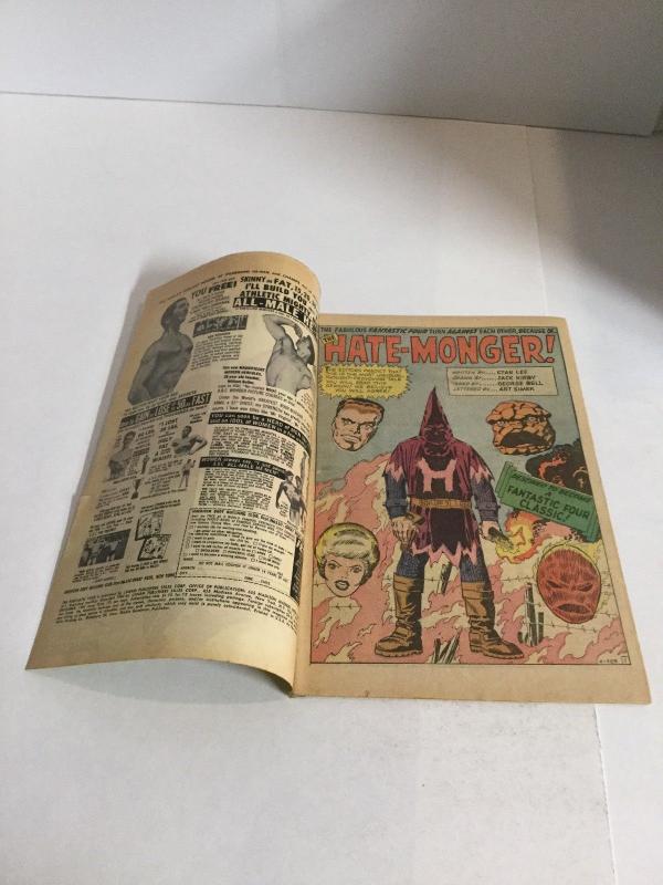 Fantastic Four 21 Vg Very Good 4.0 Tape On Spine Marvel Comics Silver Age