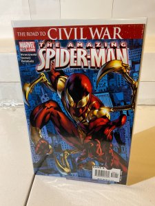 Amazing Spider-Man #529 (2006) First App Iron Spider Costume! Road to Civil War!