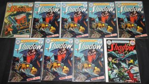 DC Bronze Age THE SHADOW 53 Comic Lot MOST FN-VF Dealer Lot #1-12 (SOME DUPES)