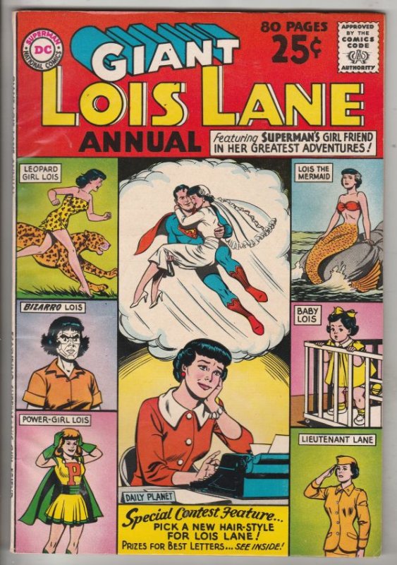 Lois Lane, Superman's Girlfriend, Annual #1 (Jul-62) VF/NM High-Grade Superma...