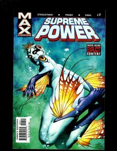 Lot of 9 Supreme Power Max Comic Books #1 1 2 3 4 5 6 7 8 HY7