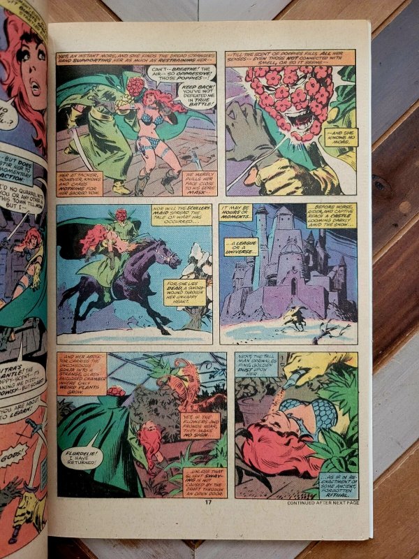 Red Sonja #15 FN/VF (Marvel 1979) Final Issue! Dave Cockrum Cover 3 Dead Kings