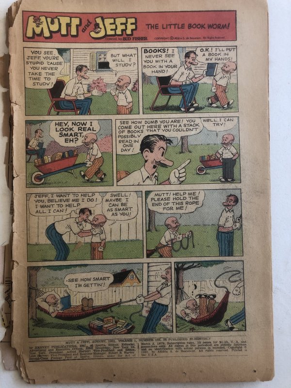 Mutt and Jeff 125,Reader.. see all my comics