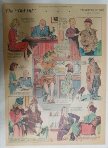 Vignettes Of Life by Kemp Starrett The Old Oil ! 12/17/1939 Size: 15 x 22 inch