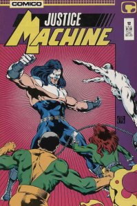 JUSTICE MACHINE #12, NM-, Elementals, Comico, 1987 more in store