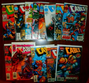 Cable V1 lot + Avengers: X-Sanction #1-4 Cyclops Phoenix, comic book lot of 63