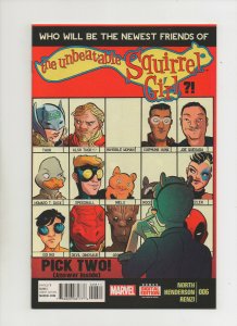 Unbeatable Squirrel Girl #6 - Thor Dazzler Deadpool Cover - (Grade 9.2) 2015