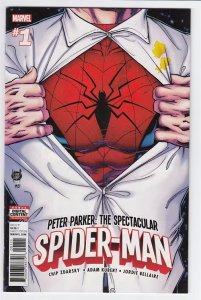 PETER PARKER SPECTACULAR SPIDER-MAN (2017 MARVEL) #1 CVR A ADAM KUBERT