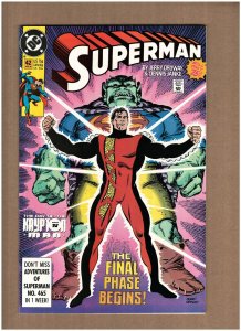 Superman #42 DC Comics 1990 Krypton Man NM- 9.2