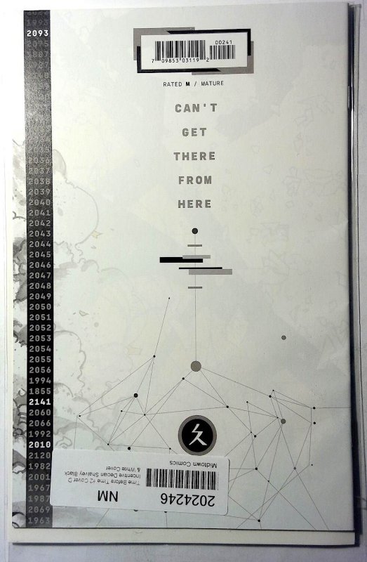 Time Before Time #2 D 2021 Image 9.4 1:10 Incentive Var B&W Declan Shalvey Comic