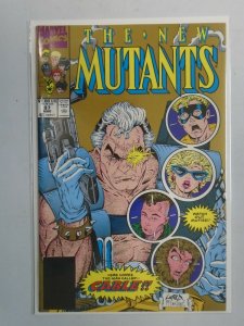 New Mutants #87 1st full appearance of Cable 8.5 VF+ (1991 2nd Printing)