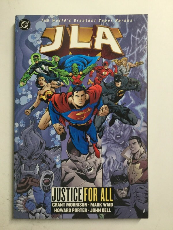 JLA Justice For All Tpb Softcover Sc Near Mint Nm Dc Comics