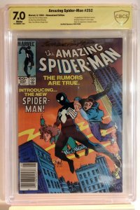 Amazing Spider-Man #252 Verified, Signed by Ron Frenz 