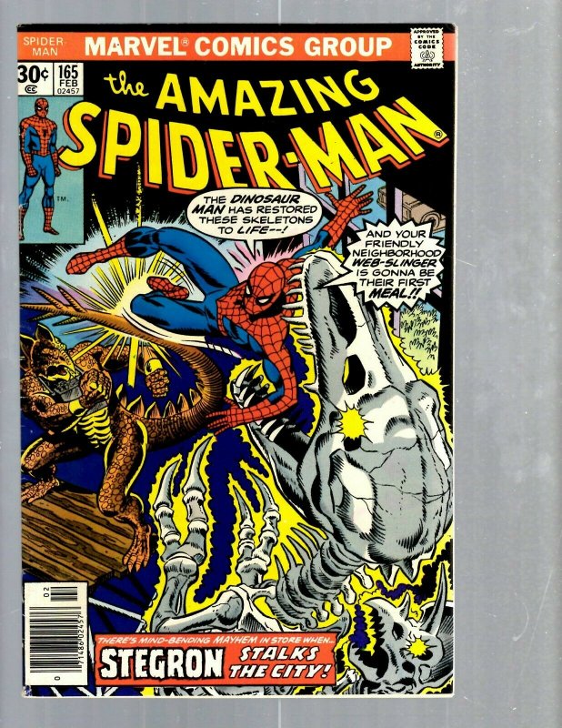 Amazing Spider-Man # 165 VF Marvel Comic Book MJ Vulture Goblin Scorpion TJ1