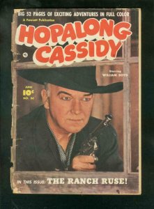 HOPALONG CASSIDY #56-1951-FAWCETT WESTERN-PORTRAIT COVR FR