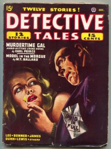 PULP:  Detective Tales Pulp December 1946- Model in the Morgue