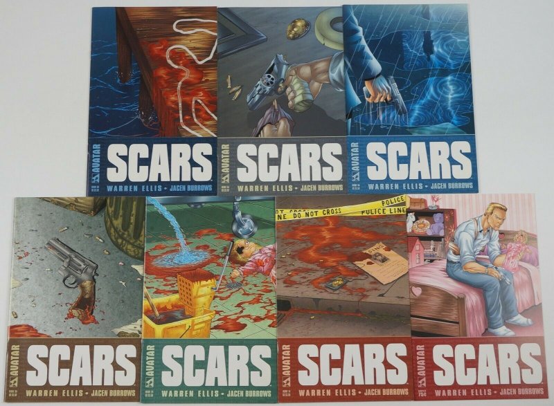 Warren Ellis' Scars #1-6 VF/NM complete series + sampler ALL A VARIANTS 2 3 4 5