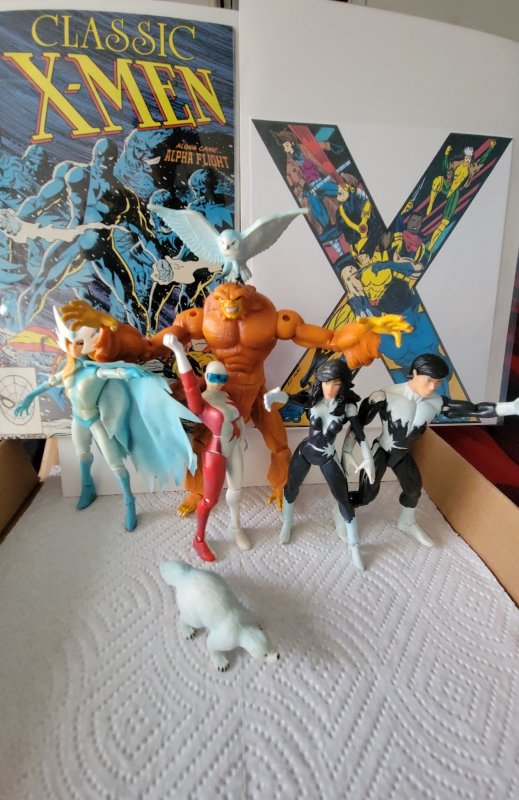 Alpha Flight 7 piece Action Figure Set