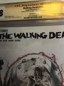 Walking Dead (2019) # 192 (CGC 9.8 SS) Signed & Sketch Idris Ducret * Image