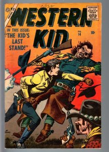 WESTERN KID #14-1956-ATLAS-JOE MANEELY-SILVER AGE WESTERN-VG VG 